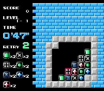 Puzznic (Europe) screen shot game playing